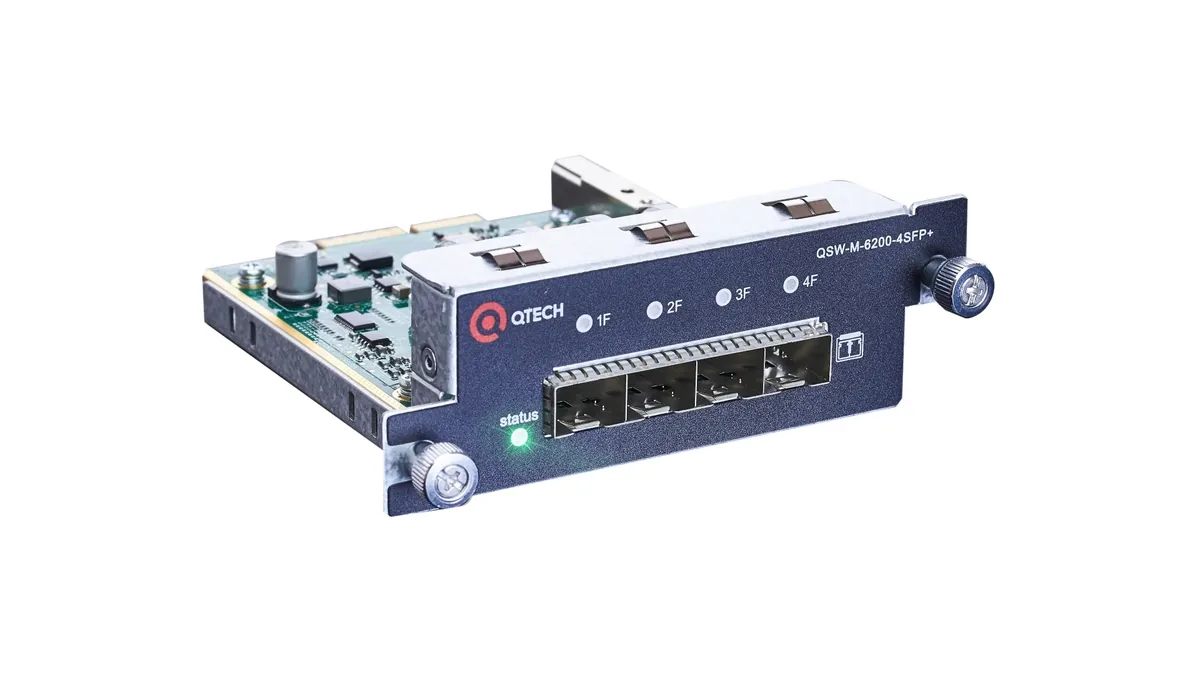 Сменный интерфейсный модуль QTECH QSW-M-6200-4SFP+