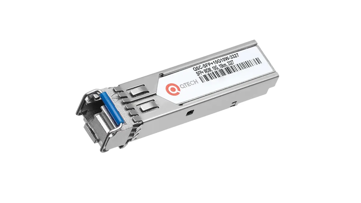 Оптический модуль SFP+ WDM BIDI QTECH QSC-SFP+10G10W-3327