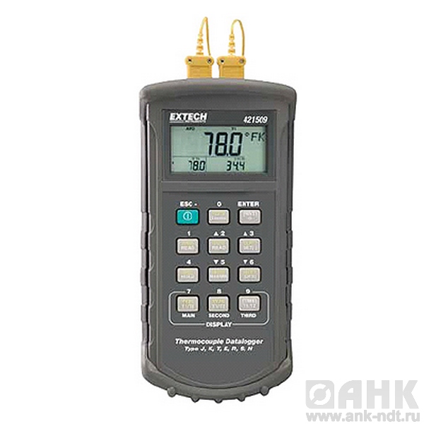 Измеритель температуры - регистратор данных Extech 421509 с сигналом