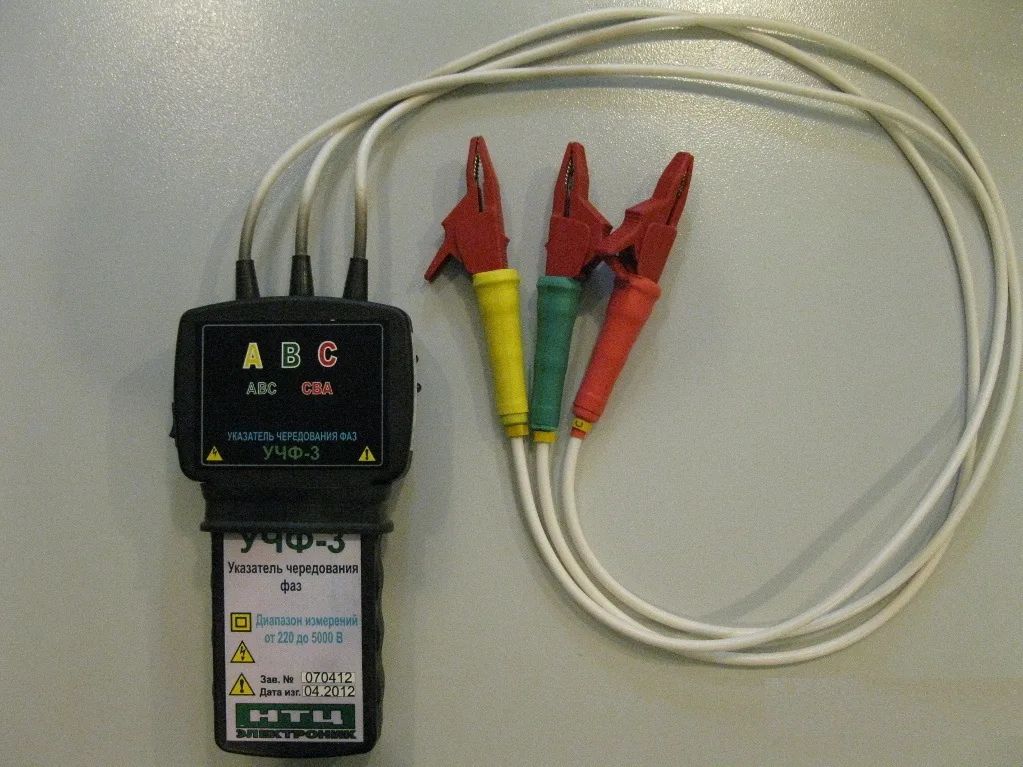 Указатель чередования фаз НТЦ Электроник УЧФ-3